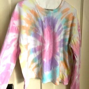 Tie dye crew neck